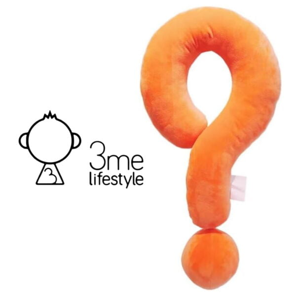 3me Lifestyle Portable Question Mark Pillow Memory Foam Travel Neck Pillows Ergonomic Neck Support Cushion For Sleeping Rest On Airplane Car Train And At Office And Home Use - Image 7