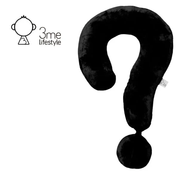 3me Lifestyle Portable Question Mark Pillow Memory Foam Travel Neck Pillows Ergonomic Neck Support Cushion For Sleeping Rest On Airplane Car Train And At Office And Home Use - Image 9